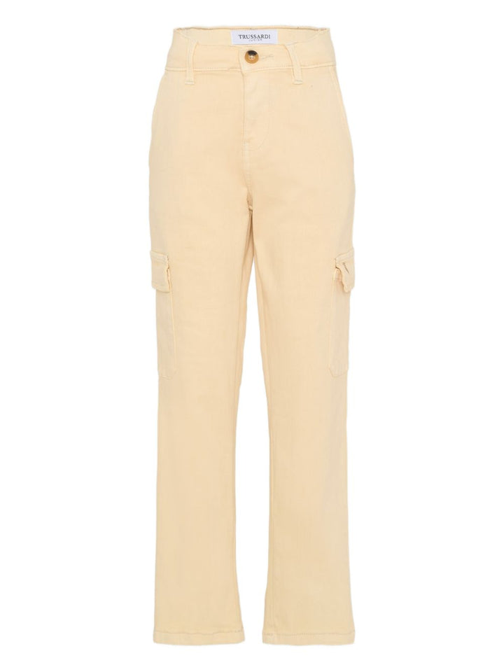 Pantalone beige per bambina TBA25035PA NEW Trussardi Kids 