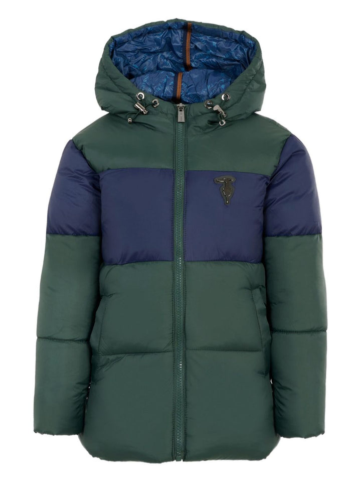 Giubbotto blu/verde per bambino TBA25051PI PIN Trussardi Kids 