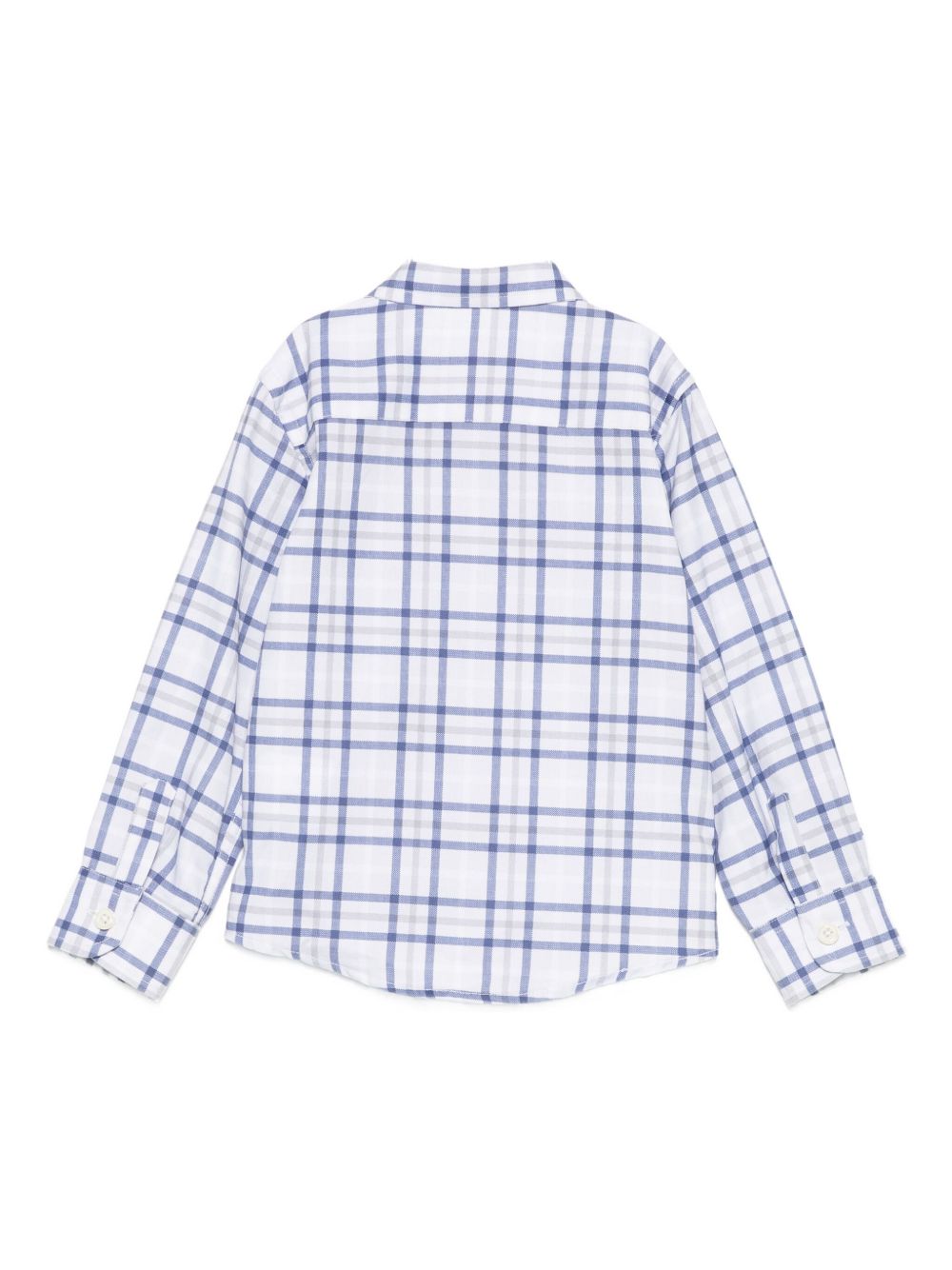 Camicia bianca/blu per neonato TIA25105CA O-W Trussardi Kids 