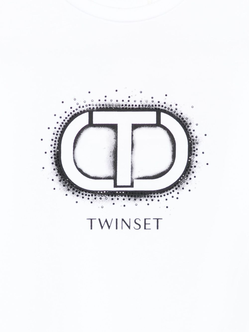 T-shirt bianco per bambina 252GJ2320 00526 Twin Set 