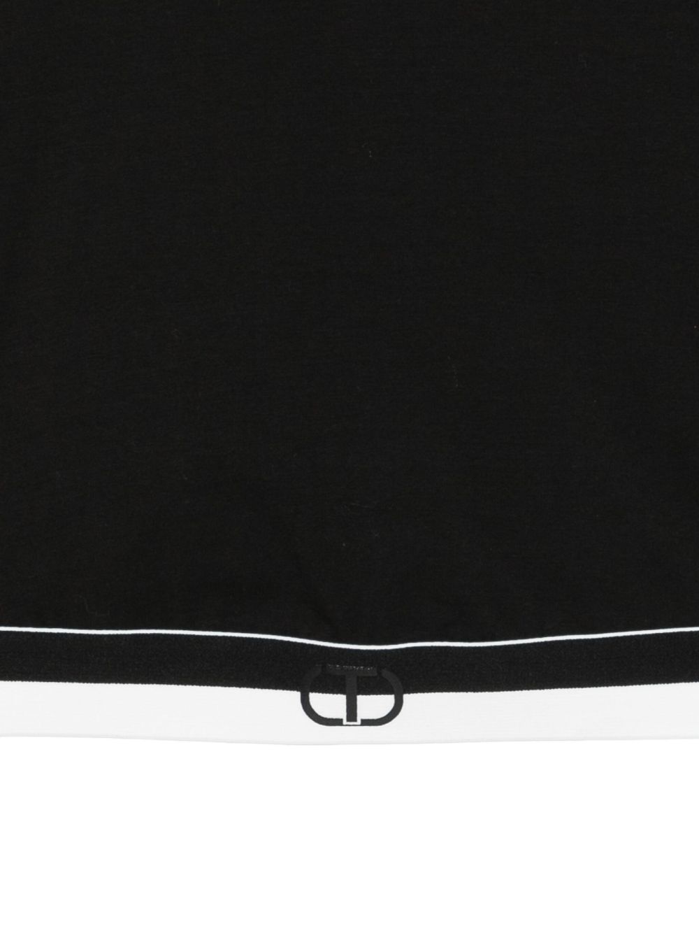T-shirt nero per bambina 252GJ2322 00006 Twin Set 