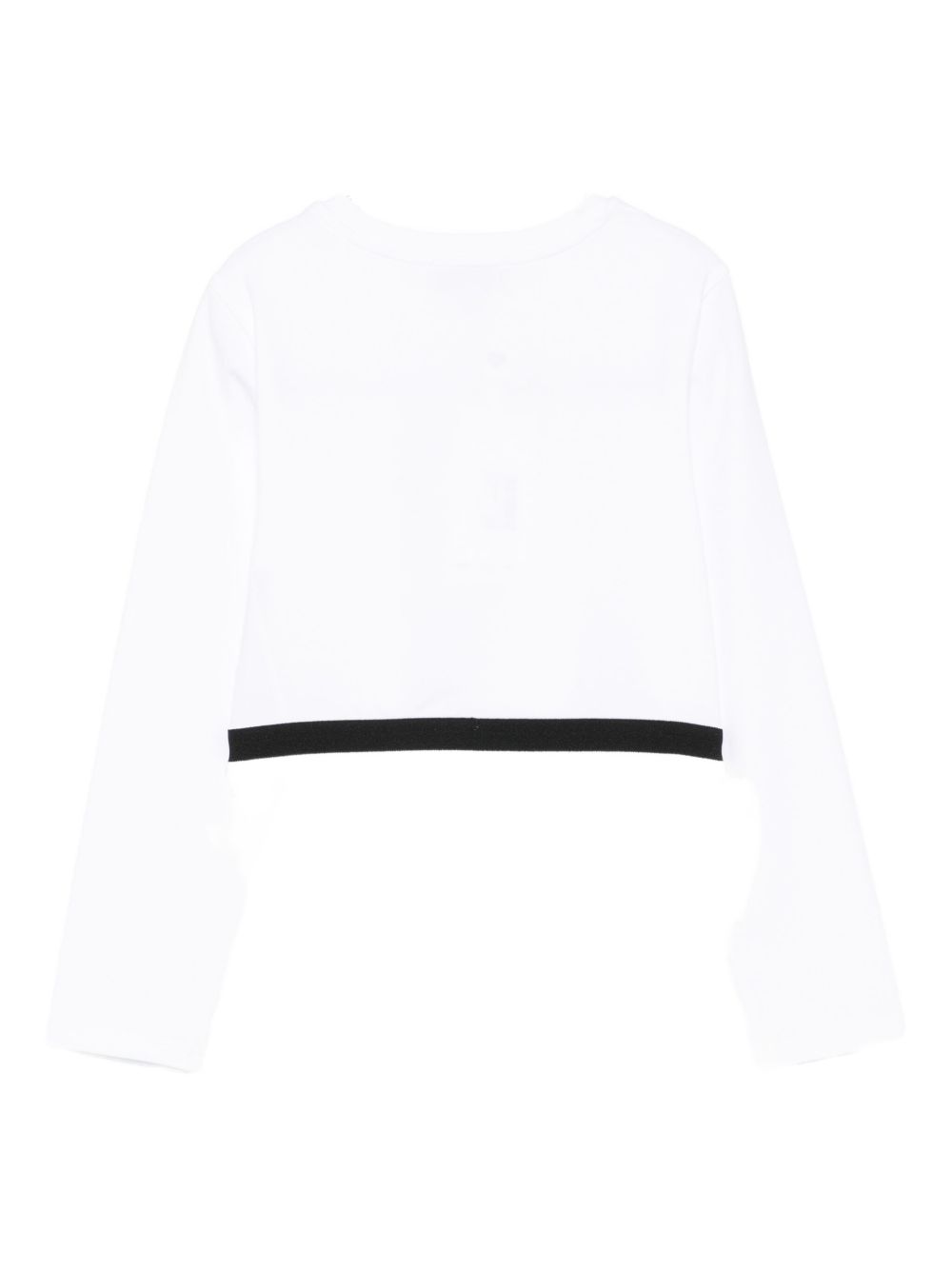 T-shirt bianco per bambina 252GJ2322 00526 Twin Set 