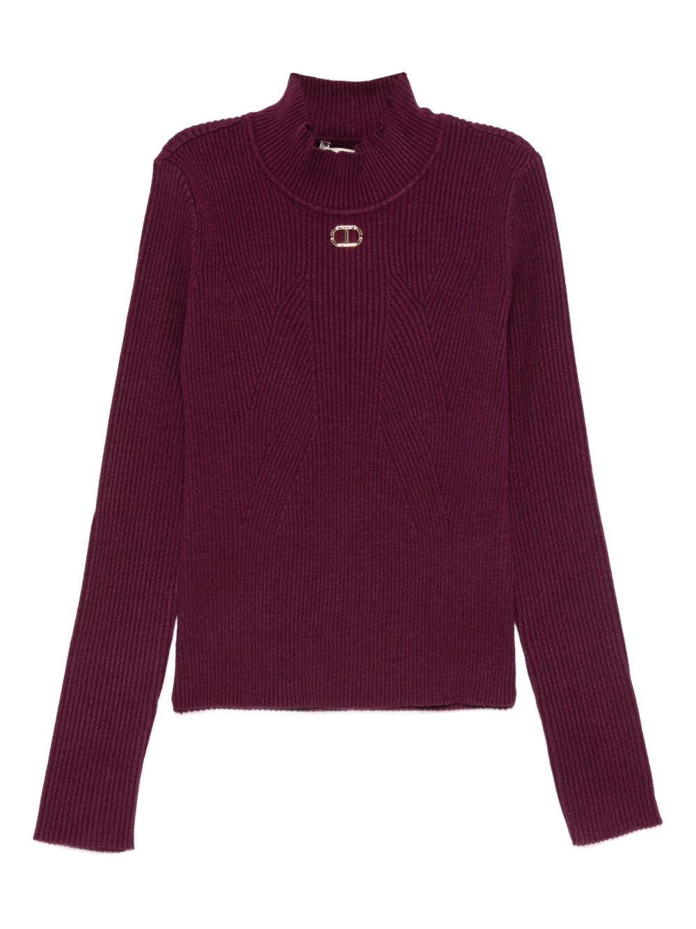 Maglione bordeaux per bambina 252GJ3042 04218 Twin Set 