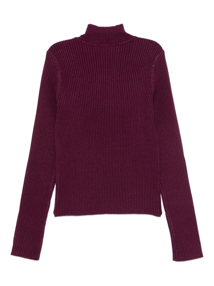Maglione bordeaux per bambina 252GJ3042 04218 Twin Set 