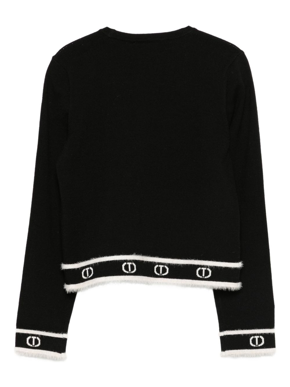 Maglione nero per bambina 252GJ3073 11656 Twin Set 
