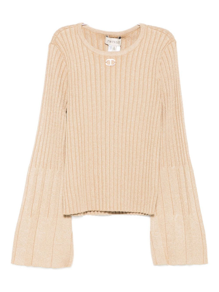 Maglione beige per bambina 252GJ3111 12736 Twin Set 