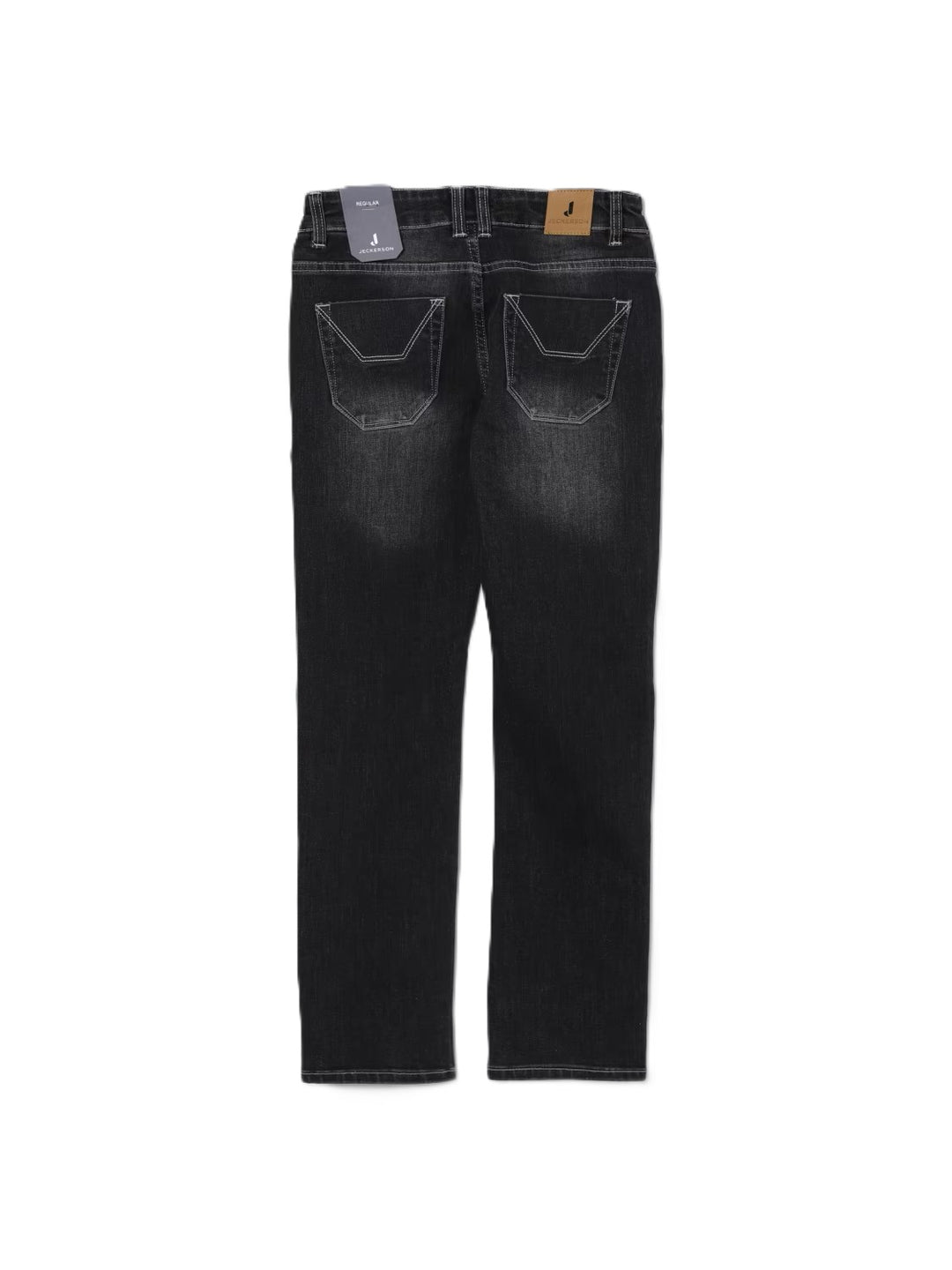 Jeans neri per bambino J4617W25 RE096 Jeckerson Kids 