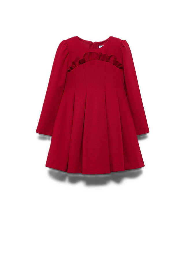 Abito rosso per bambina 5529 002 Abel & Lula 