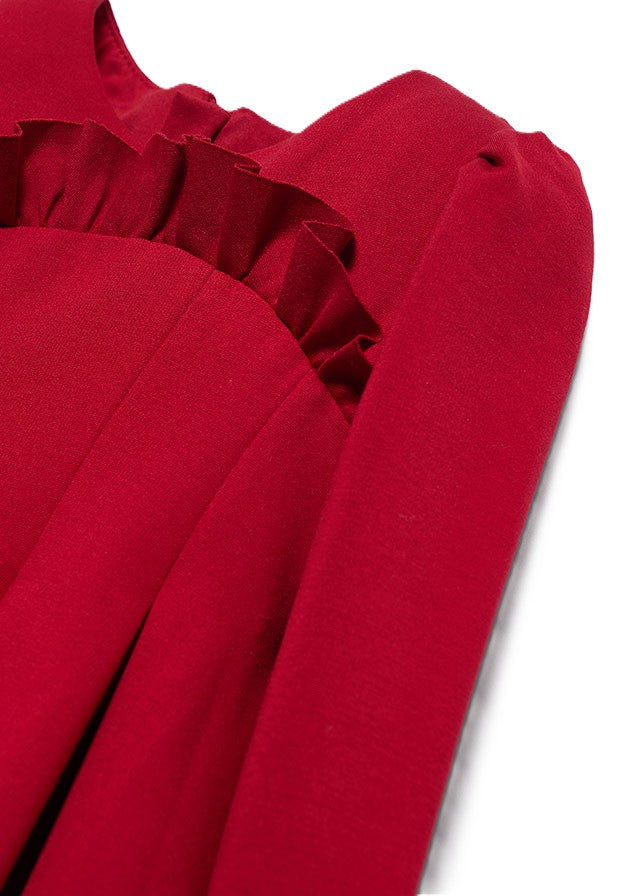 Abito rosso per bambina 5529 002 Abel & Lula 
