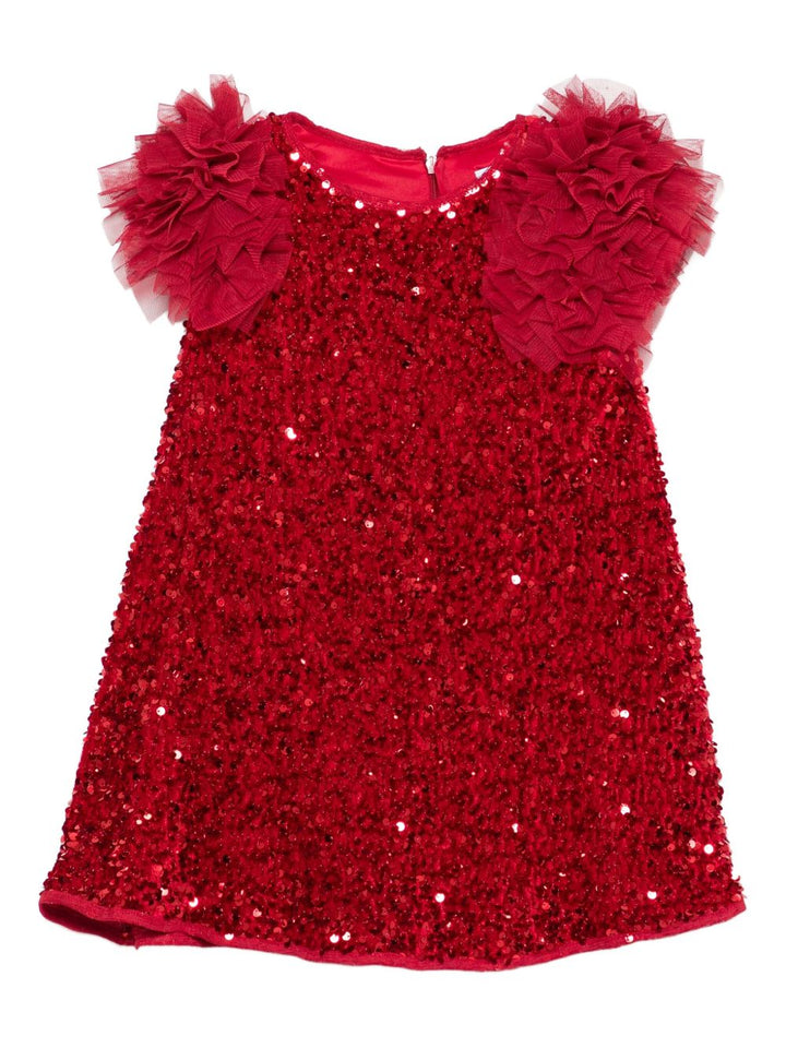 Abito rosso per bambina 5529 002 Abel & Lula 