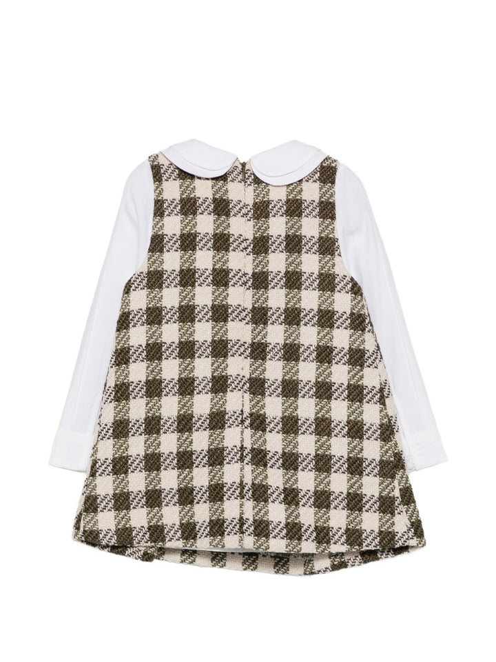Abito beige/marrone per bambina 5542 001 Abel & Lula 