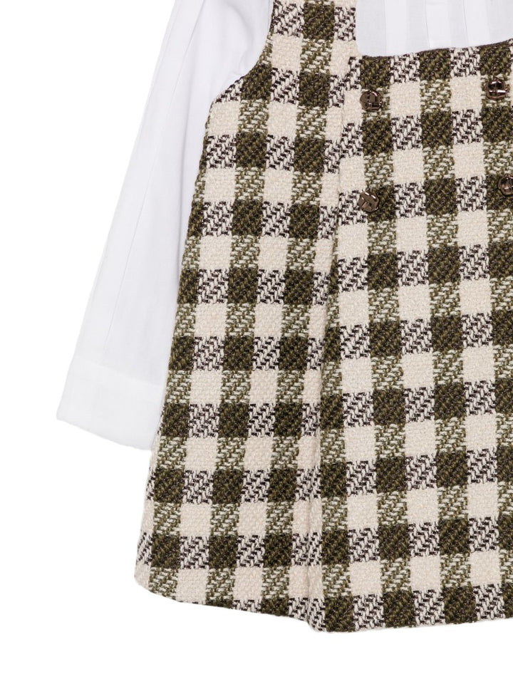 Abito beige/marrone per bambina 5542 001 Abel & Lula 