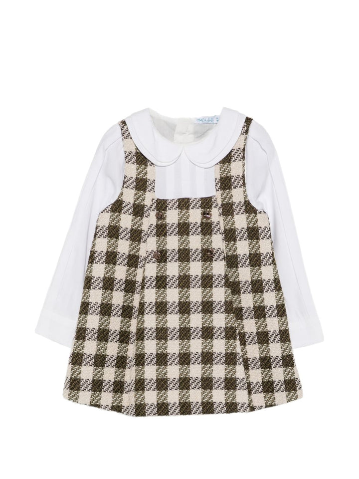 Abito beige/marrone per bambina 5542 001 Abel & Lula 