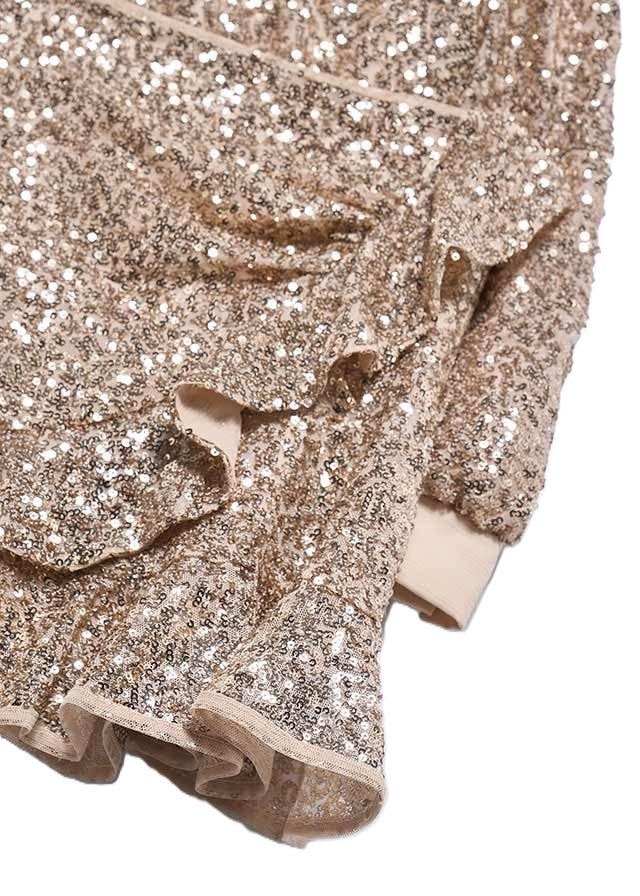 Completo elegante champagne per bambina 5544 045 Abel & Lula 