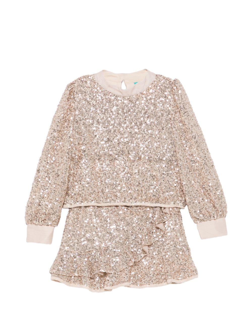 Completo elegante champagne per bambina 5544 045 Abel & Lula 