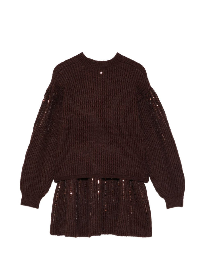 Completo marrone scuro per bambina 5593 026 Abel & Lula 