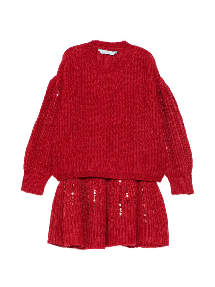 Completo rosso per bambina 5593 027 Abel & Lula 