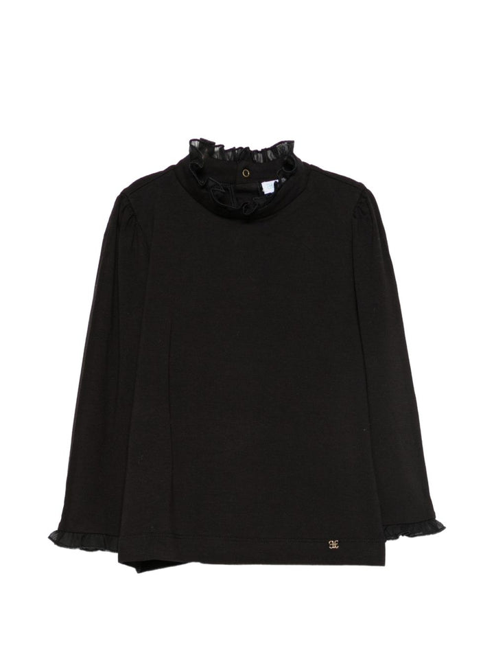 Maglione nero per bambina 5621 035 Abel & Lula 