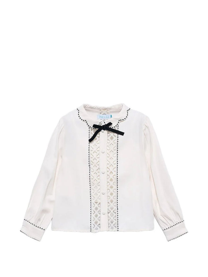 Camicia crema per bambina 5622 009 Abel & Lula 