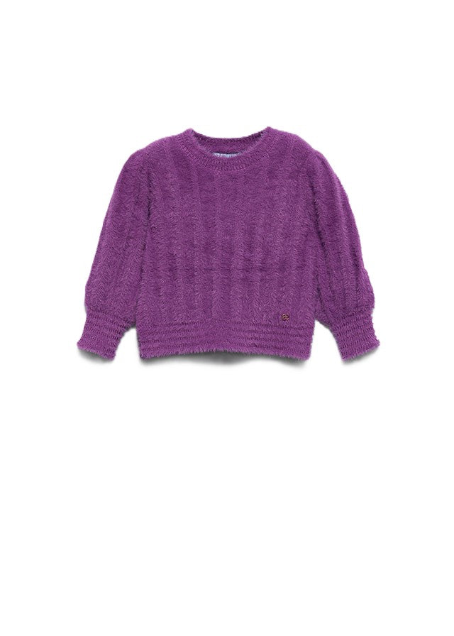 Maglione porpora per neonata 5801 052 Abel & Lula 