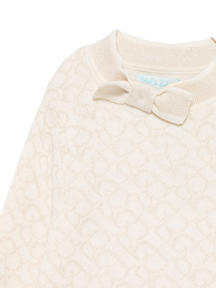 Maglione crema per bambina 5805 004 Abel & Lula 