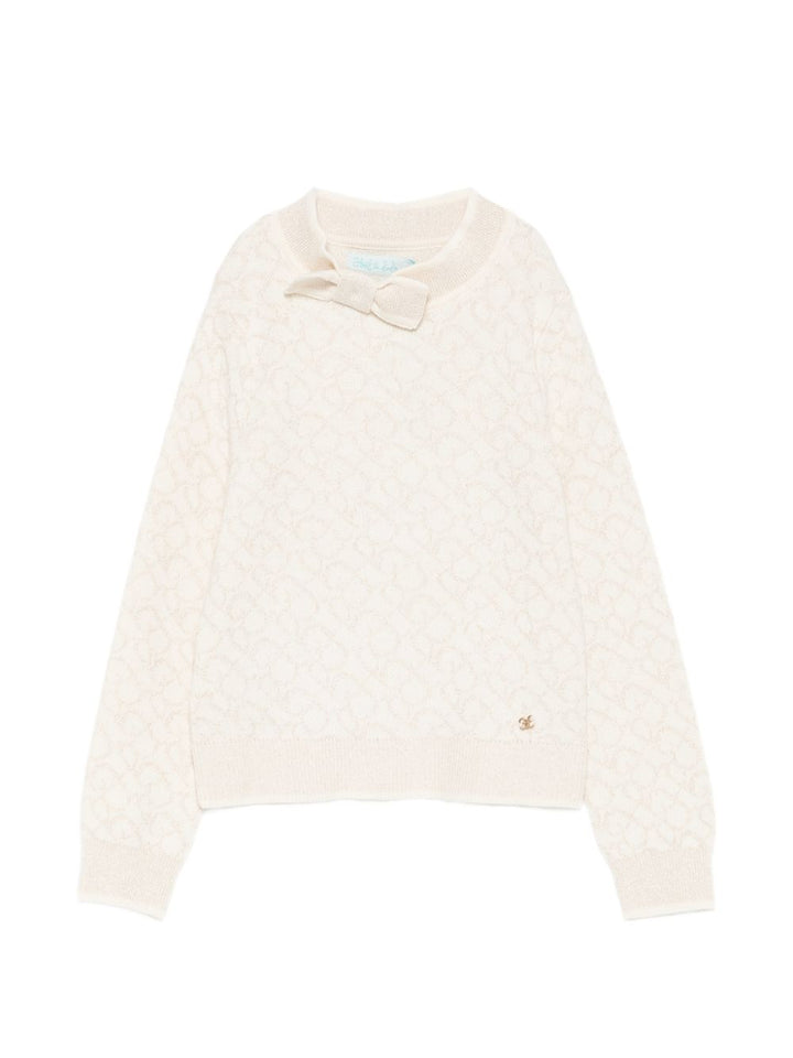 Maglione crema per bambina 5805 004 Abel & Lula 