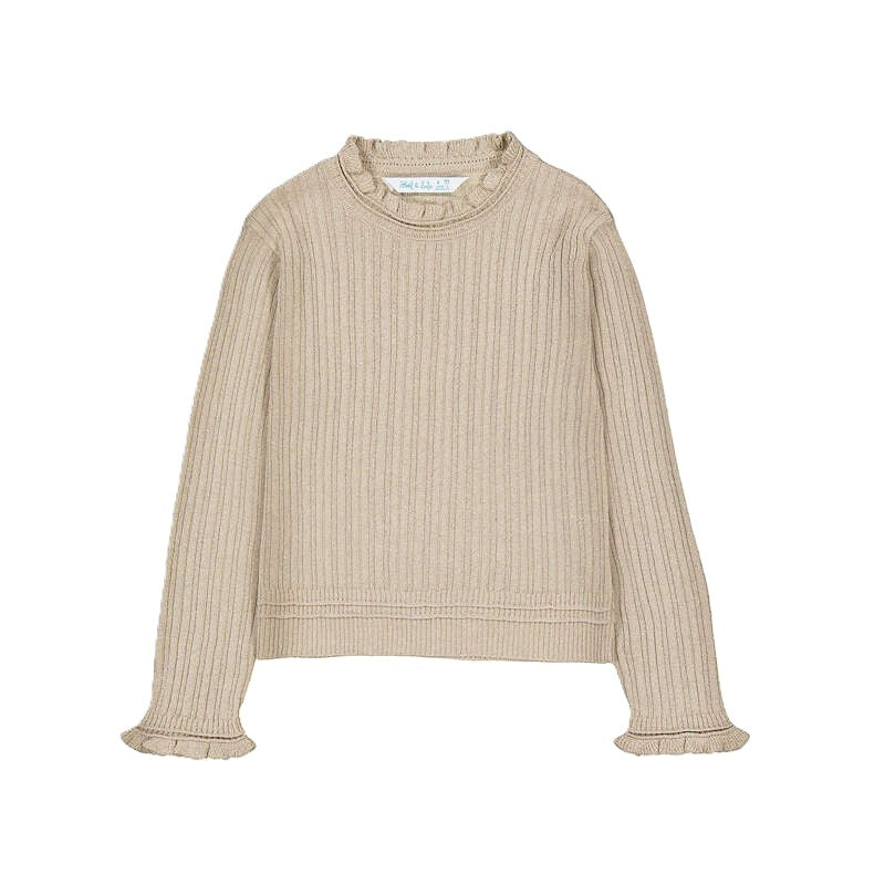 Maglia beige per bambina 5806 069 Abel & Lula 