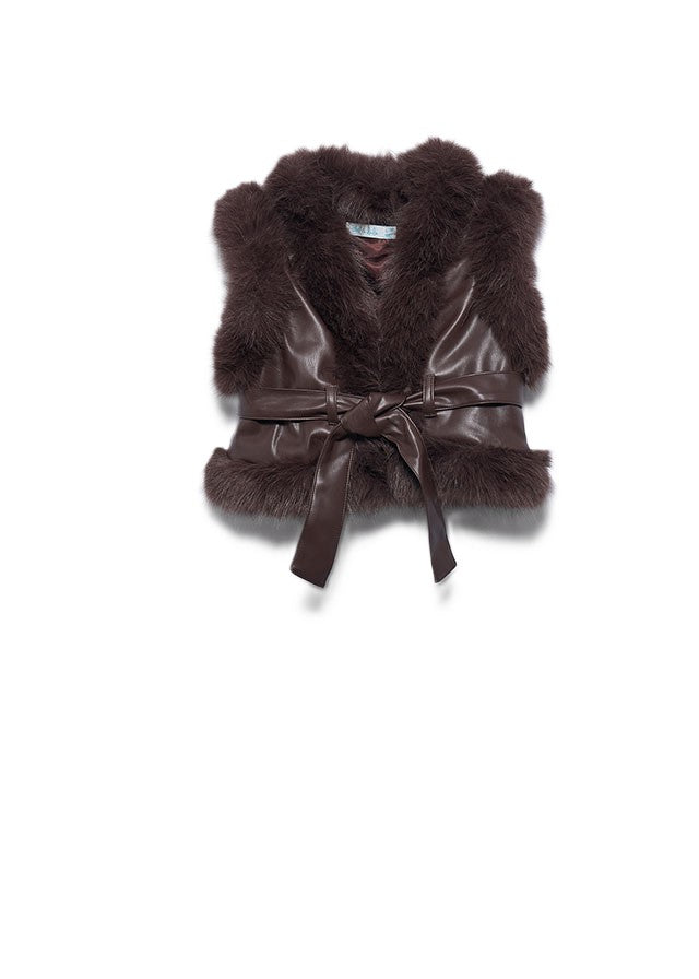 Gilet tartufo per bambina 5808 006 Abel & Lula 