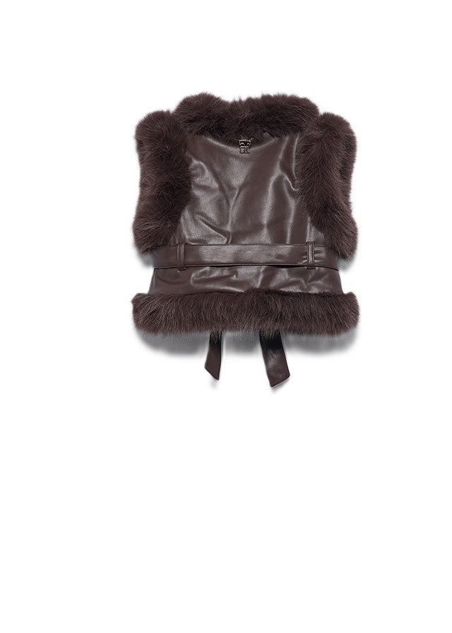 Gilet tartufo per bambina 5808 006 Abel & Lula 