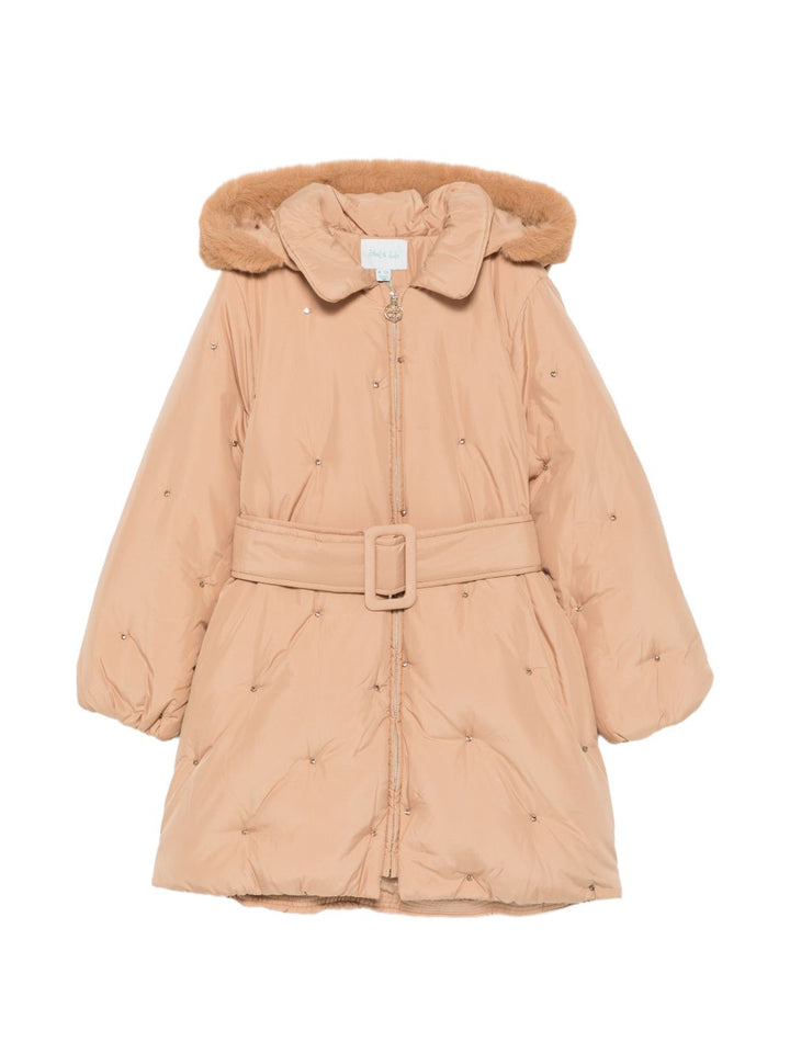 Giubbotto cammello/beige per bambina 5815 084 Abel & Lula 