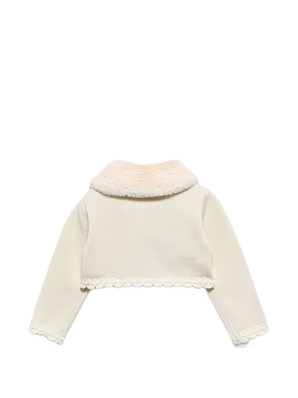 Cardigan beige per neonata 5868 005 Abel & Lula 