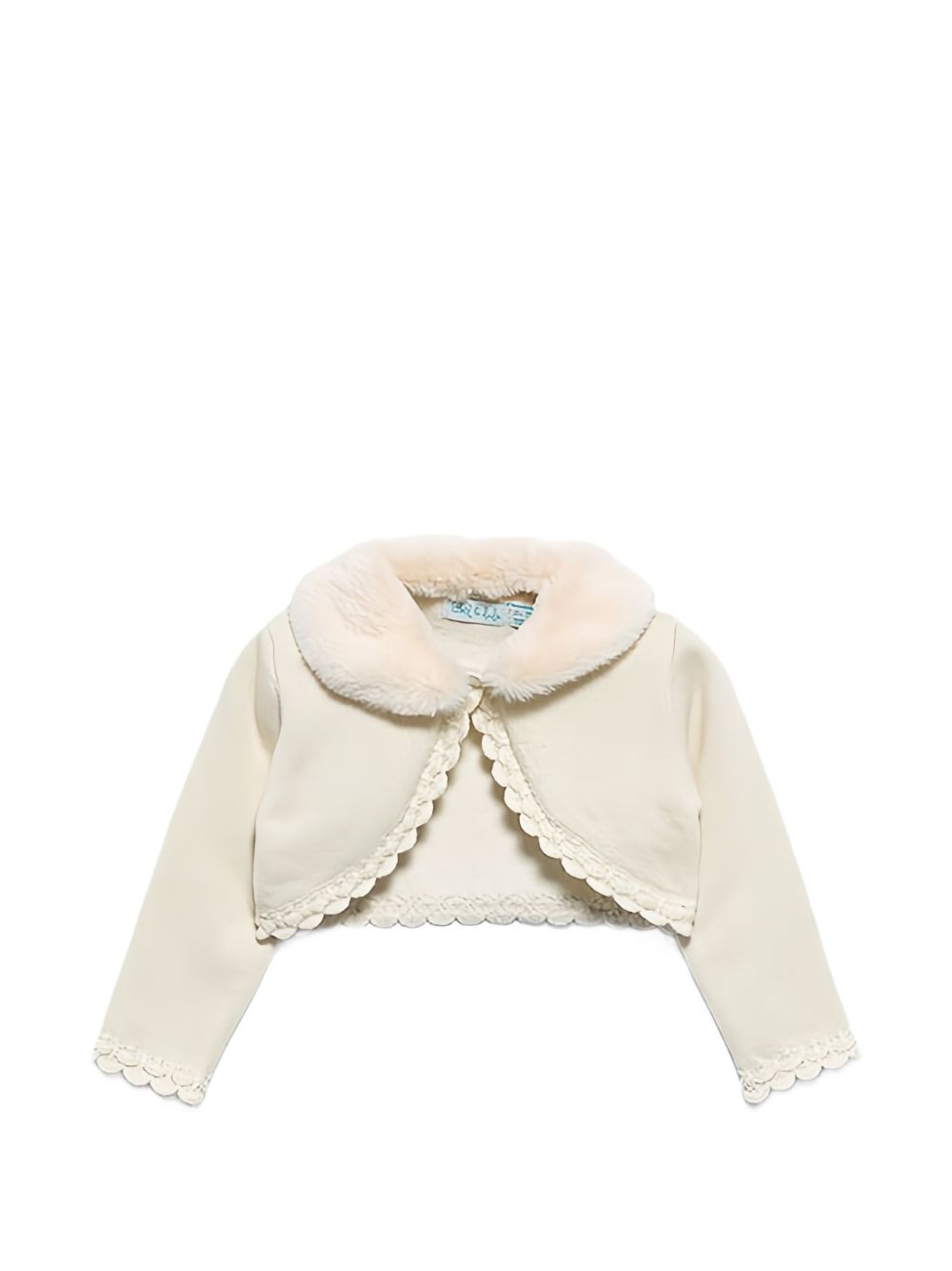 Cardigan beige per neonata 5868 005 Abel & Lula 