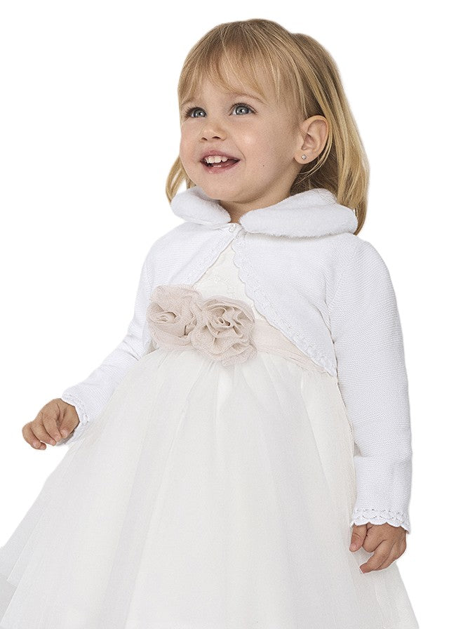 Cardigan bianca per neonata 5869 056 Abel & Lula 