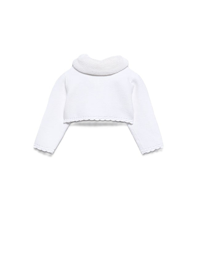 Cardigan bianca per neonata 5869 056 Abel & Lula 