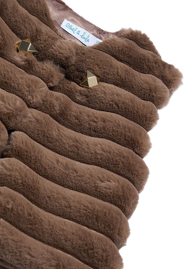 Gilet tartufo per neonata 5870 006 Abel & Lula 