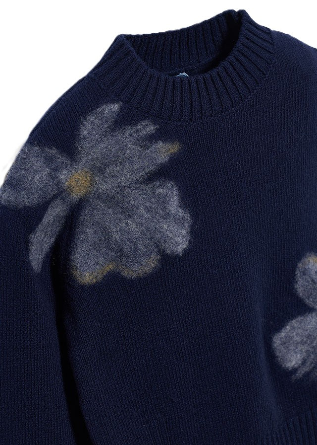 Maglione marino per bambina 5880 007 Abel & Lula 
