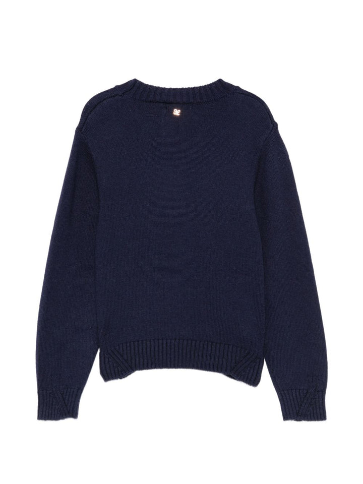Maglione marino per bambina 5880 007 Abel & Lula 