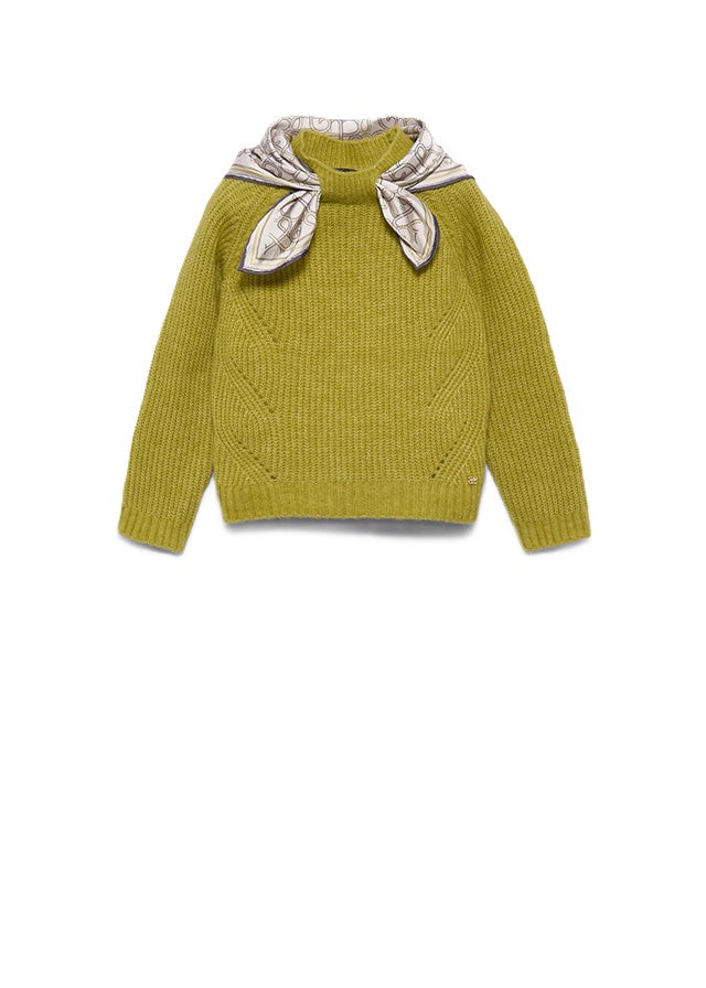 Maglione pistacchio per bambina 5881 018 Abel & Lula 