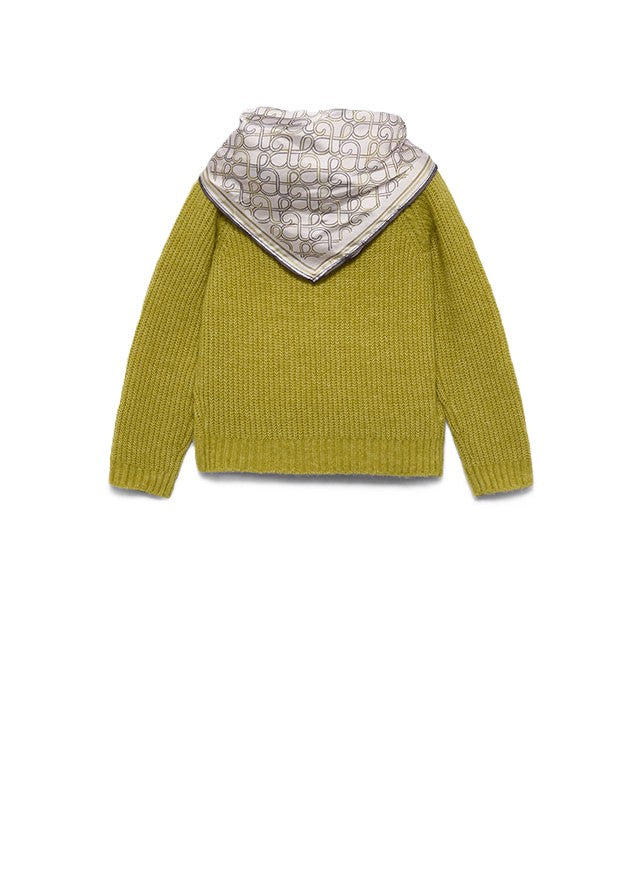 Maglione pistacchio per bambina 5881 018 Abel & Lula 