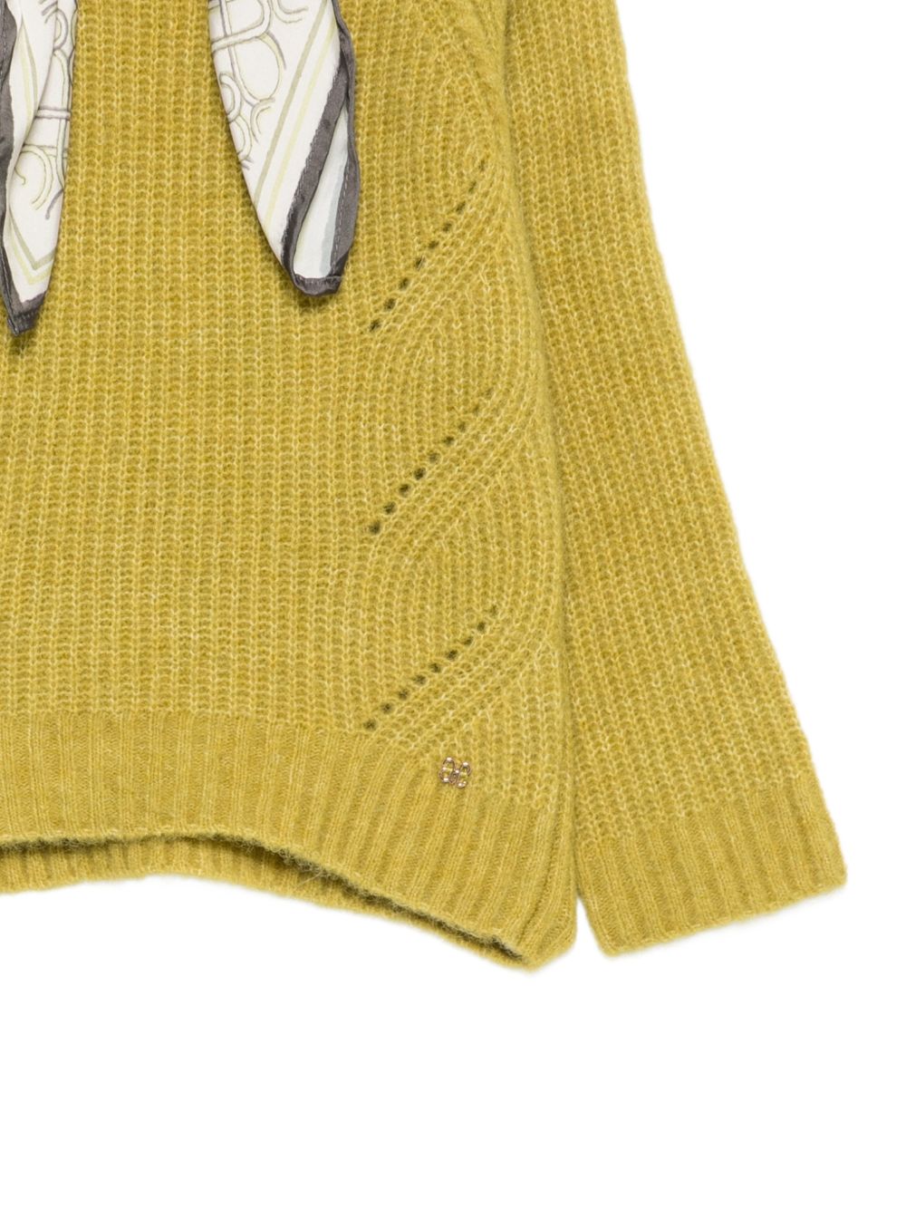 Maglione pistacchio per bambina 5881 018 Abel & Lula 