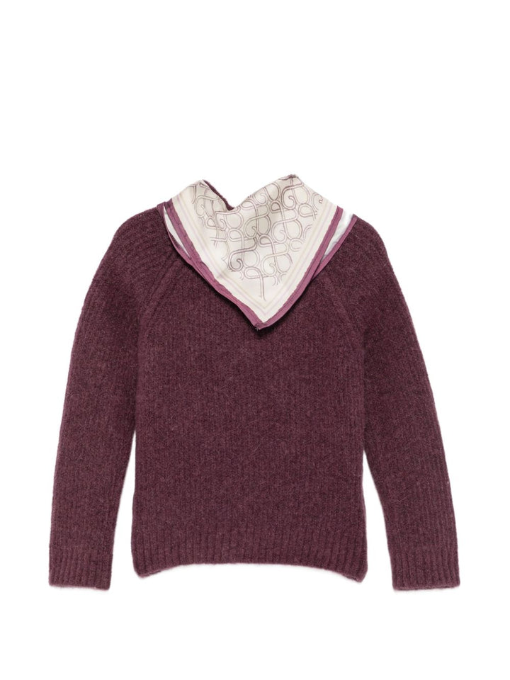 Maglione ciliegia per bambina 5881 019 Abel & Lula 