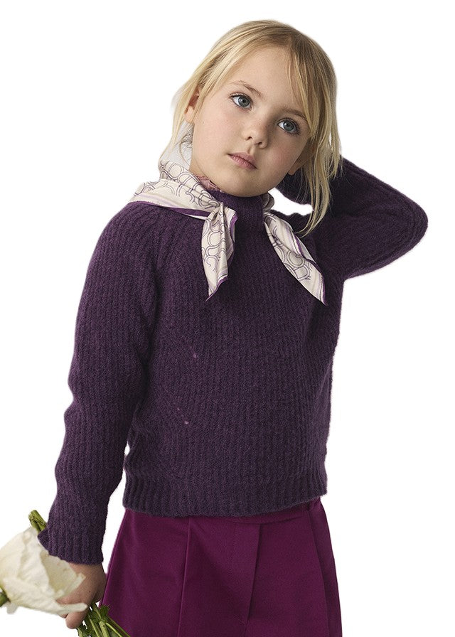 Maglione ciliegia per bambina 5881 019 Abel & Lula 