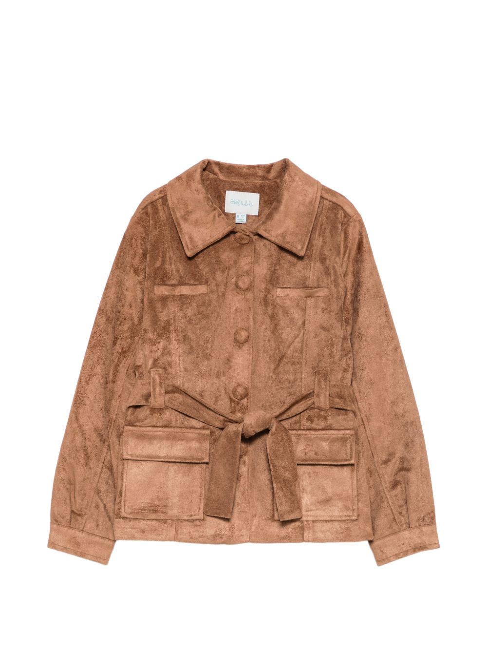 Giacca marrone per bambina 5887 005 Abel & Lula 