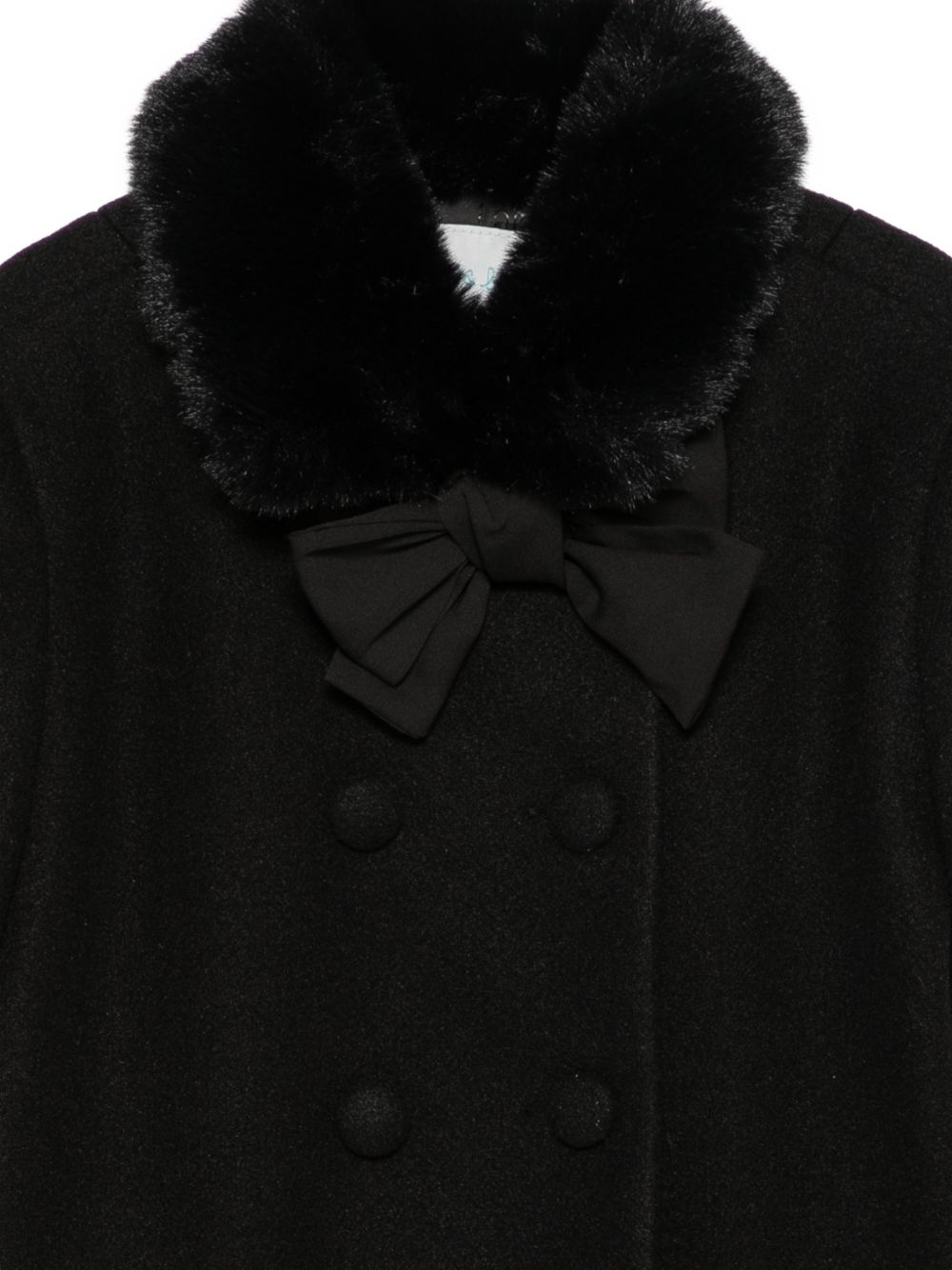 Cappotto nero per bambina 5888 027 Abel & Lula 
