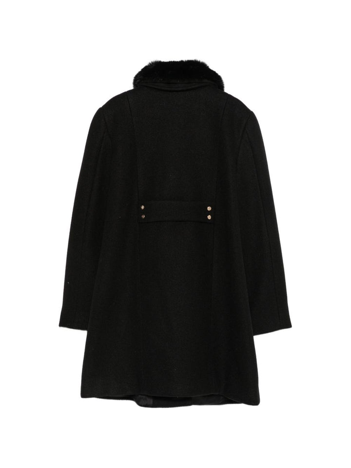 Cappotto nero per bambina 5888 027 Abel & Lula 