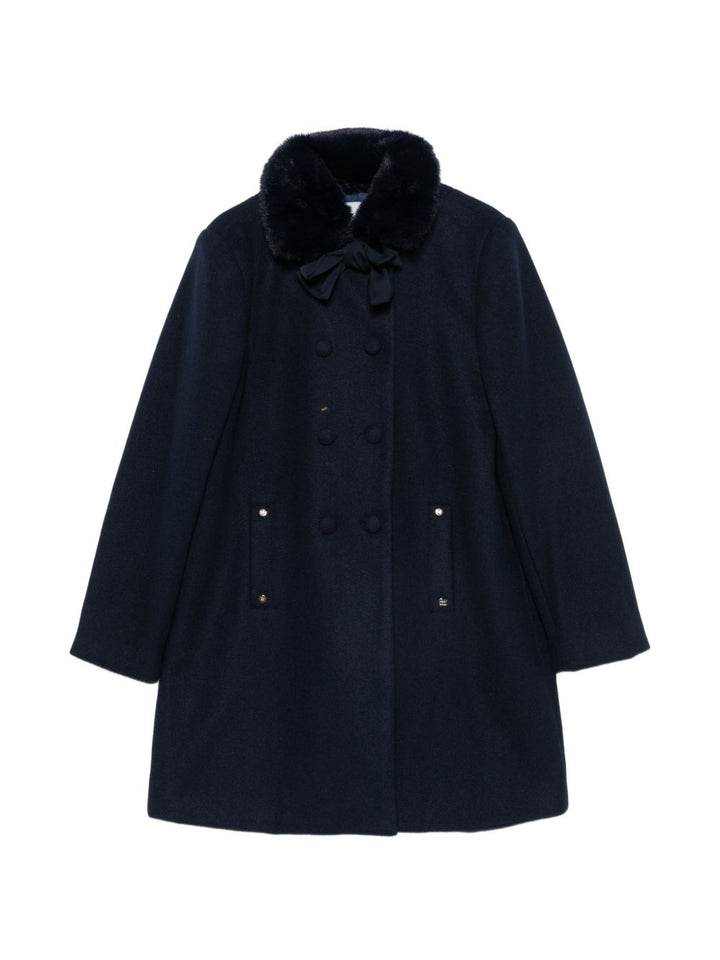 Cappotto blu navy per bambina 5888 028 Abel & Lula 