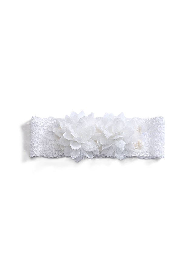 Fascia bianca per neonata 5925 093 Abel & Lula 