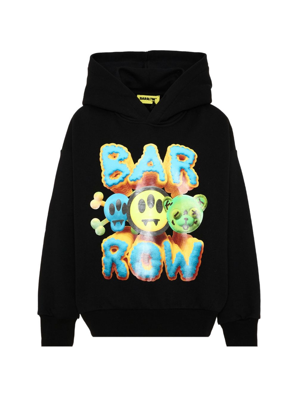 Felpa nera per bambino F6BKJBHS063 110 Barrow Kids 
