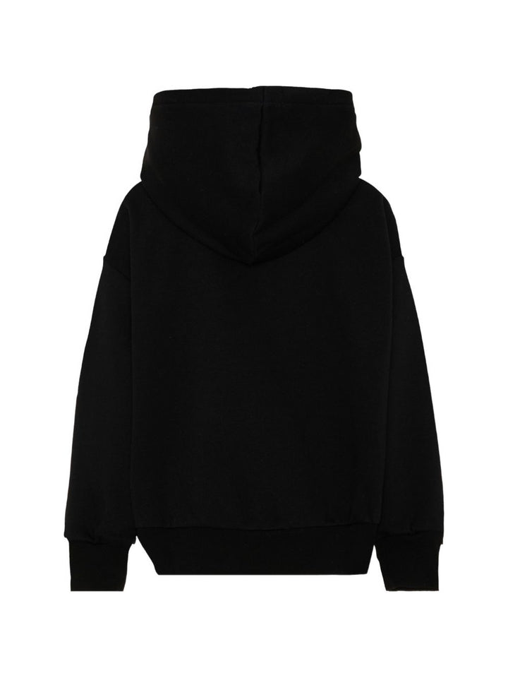 Felpa nera per bambino F6BKJBHS063 110 Barrow Kids 