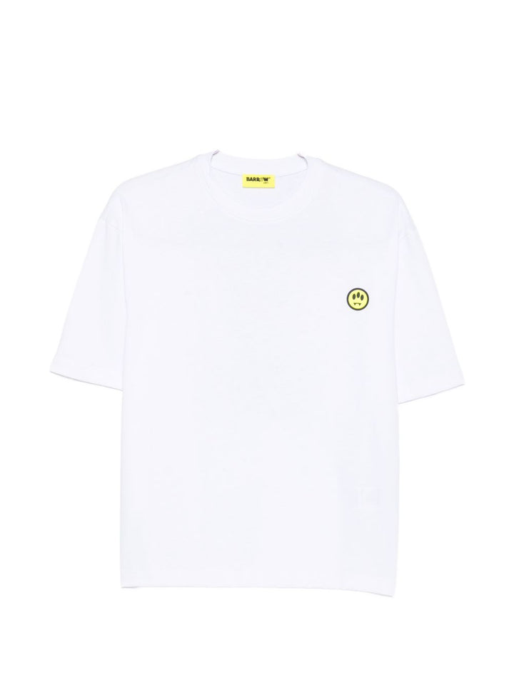 T-shirt off white per bambino F6BKJGTH121 002 Barrow Kids 